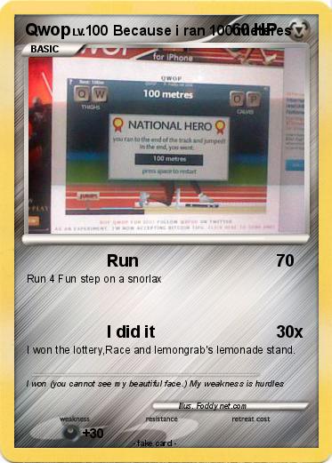 Pokemon Qwop