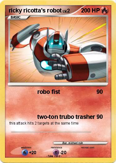 Pokemon ricky ricotta's robot