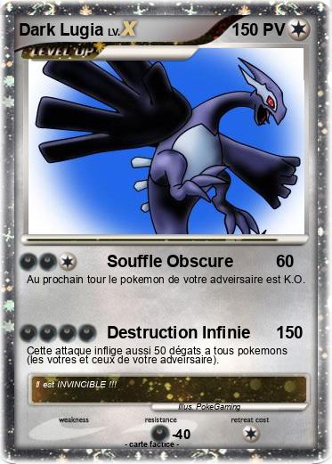 Pokemon Dark Lugia