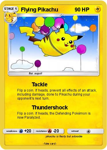 Pokemon Flying Pikachu