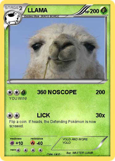 Pokemon LLAMA