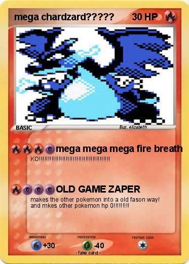Pokemon mega chardzard?????