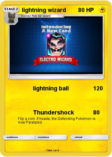 Pokemon lightning wizard