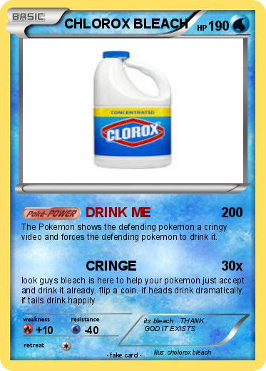 Pokemon CHLOROX BLEACH