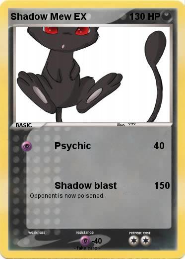 Pokemon Shadow Mew EX
