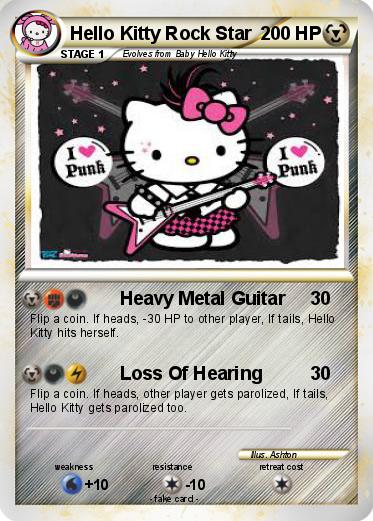 Pokemon Hello Kitty Rock Star