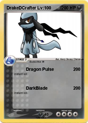 Pokemon DrakeDCrafter Lv:100