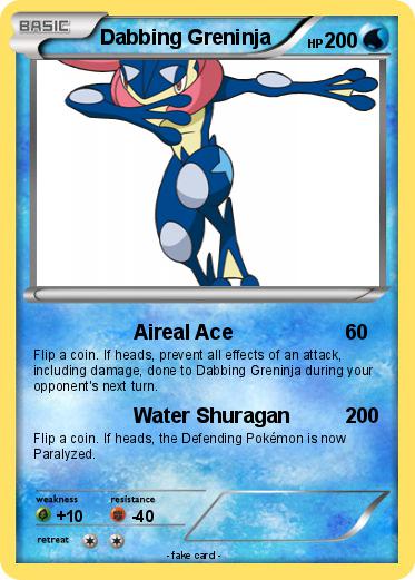 Pokemon Dabbing Greninja