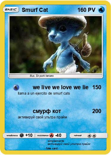Pokemon Smurf Cat