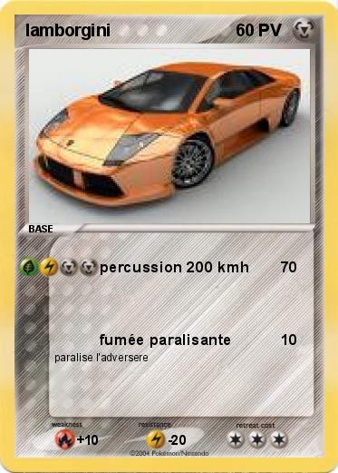 Pokemon lamborgini