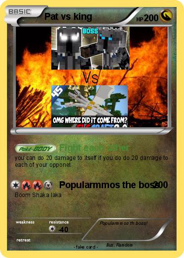 Pokemon Pat vs king