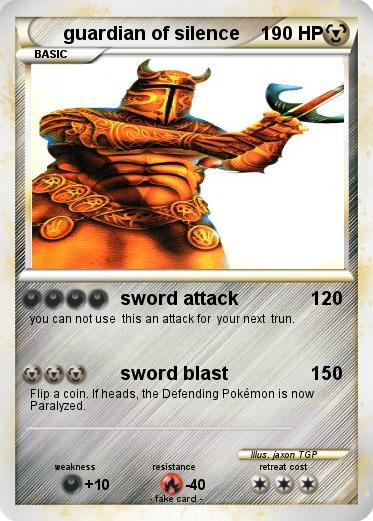 Pokemon guardian of silence