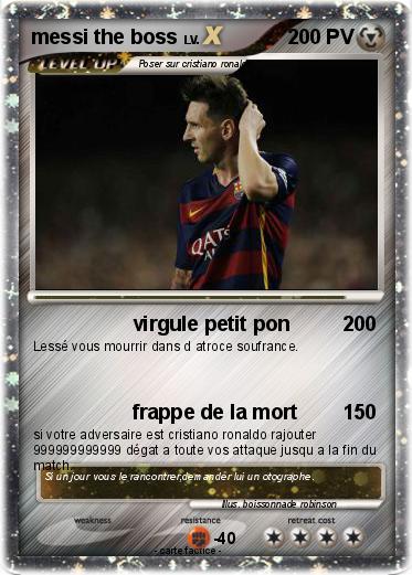 Pokemon messi the boss