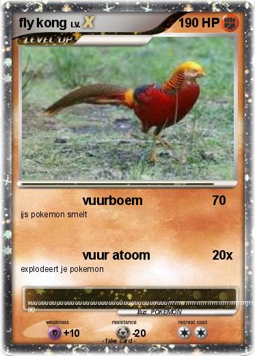 Pokemon fly kong
