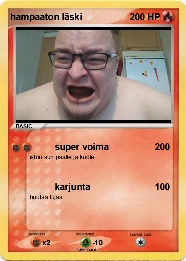 Pokemon hampaaton läski