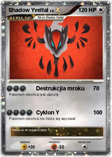 Pokemon Shadow Yveltal