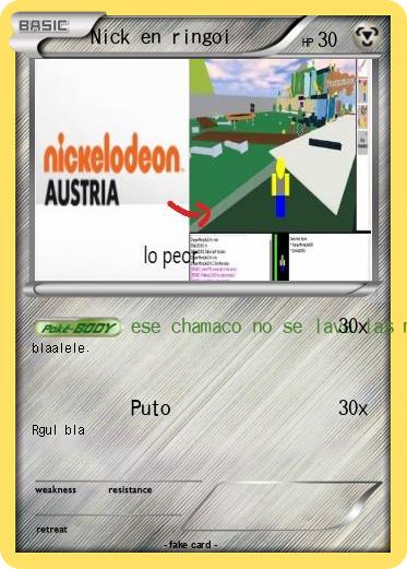 Pokemon Nick en ringoi