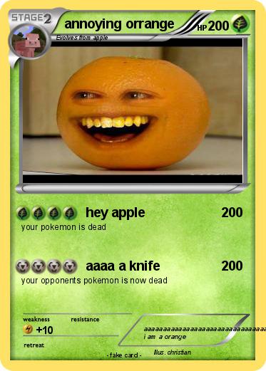 Pokemon annoying orrange