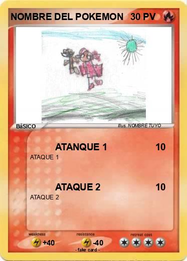 Pokemon NOMBRE DEL POKEMON