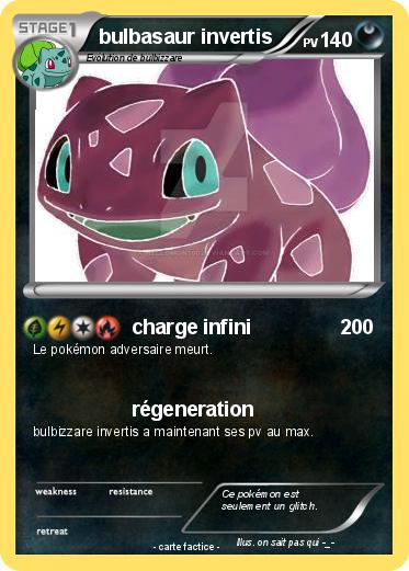 Pokemon bulbasaur invertis