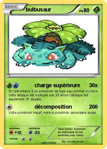 Pokemon bulbusaur