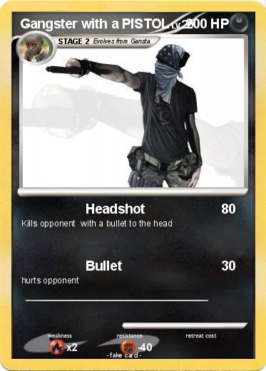 Pokemon Gangster with a PISTOL