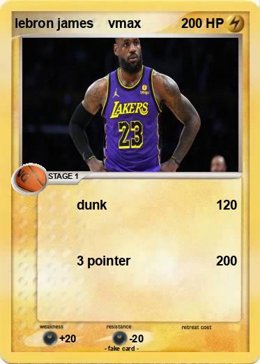 Pokemon lebron james    vmax