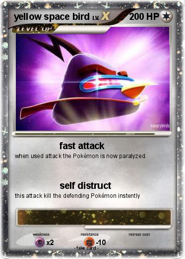 Pokemon yellow space bird