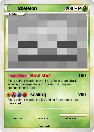Pokemon Skeleton