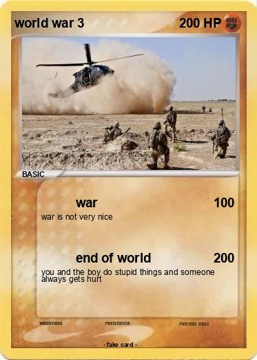 Pokemon world war 3