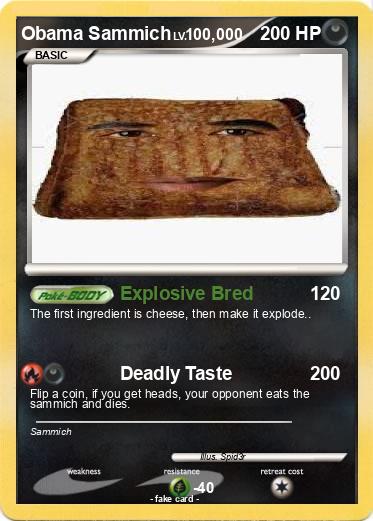 Pokemon Obama Sammich