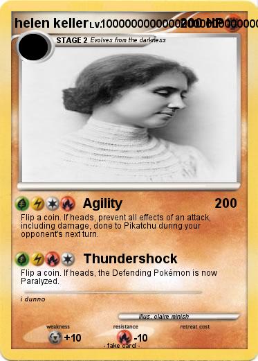 Pokemon helen keller
