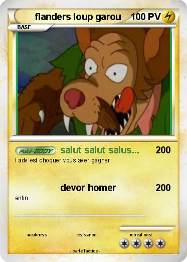 Pokemon flanders loup garou