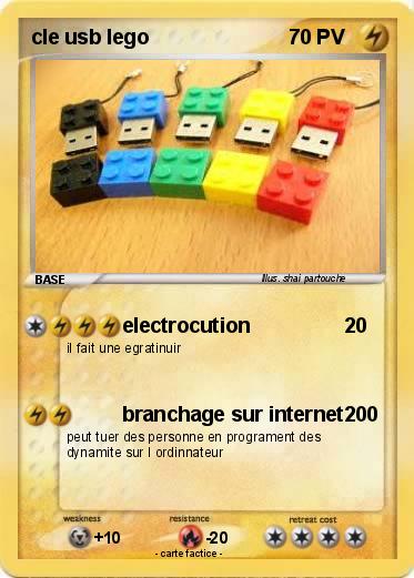 Pokemon cle usb lego