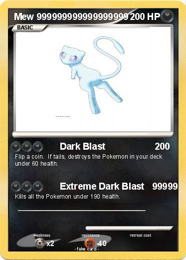 Pokemon Mew 999999999999999999