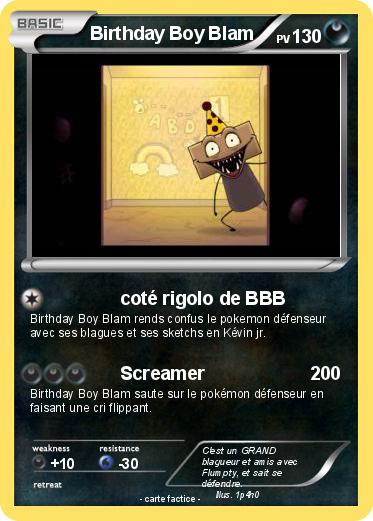 Pokemon Birthday Boy Blam