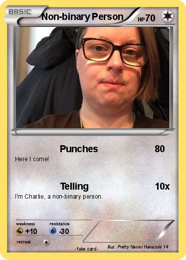 Pokemon Non-binary Person