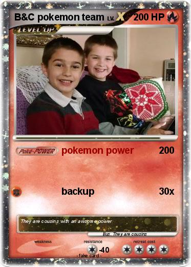 Pokemon B&C pokemon team