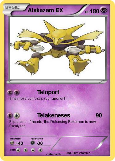 Pokemon Alakazam EX