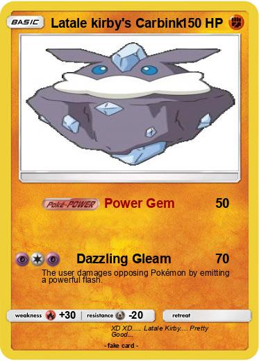 Pokemon Latale kirby's Carbink