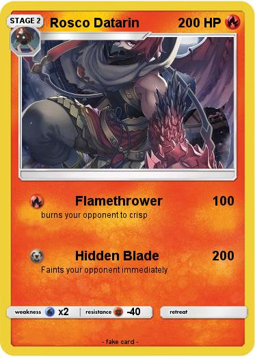 Pokemon Rosco Datarin