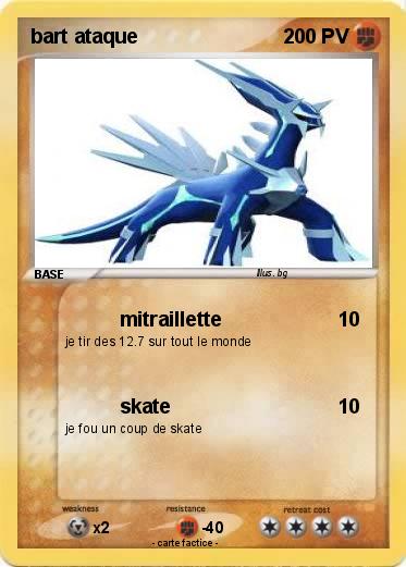 Pokemon bart ataque
