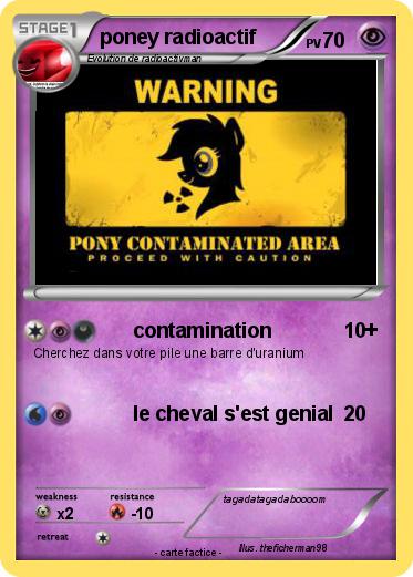 Pokemon poney radioactif