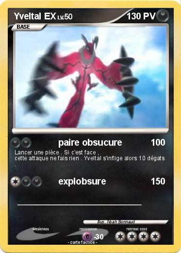 Pokemon Yveltal EX