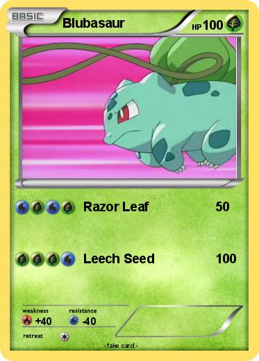 Pokemon Blubasaur