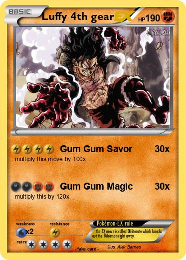 Pokemon Luffy 4th gear