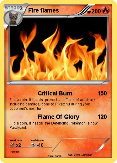 Pokemon Fire flames