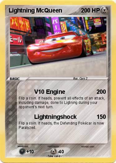 Pokemon Lightning McQueen