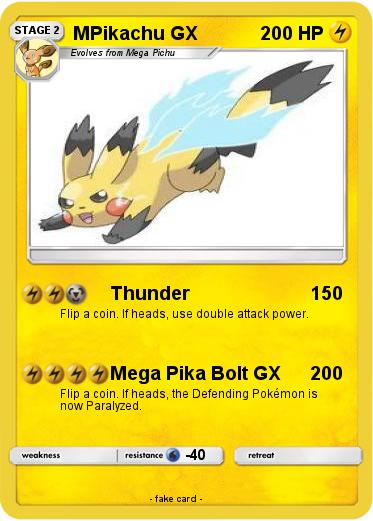 Pokemon MPikachu GX