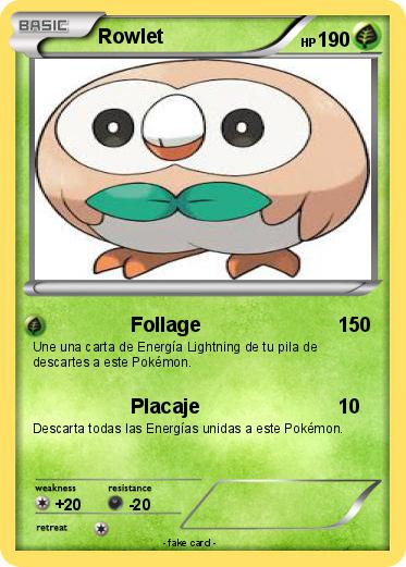 Pokemon Rowlet